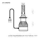 Kit 2 Ampolletas Turbo Led H4 Matsumoto - Imagen 4