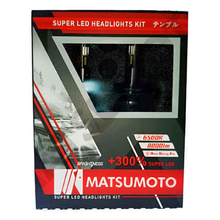 Set Ampolletas Super Led H4-l18 Matsumoto 8000 Lúmenes