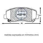 Pastillas De Freno Cerámi Delantera Mazda Cx7 2012 Al 2020 - Imagen 7