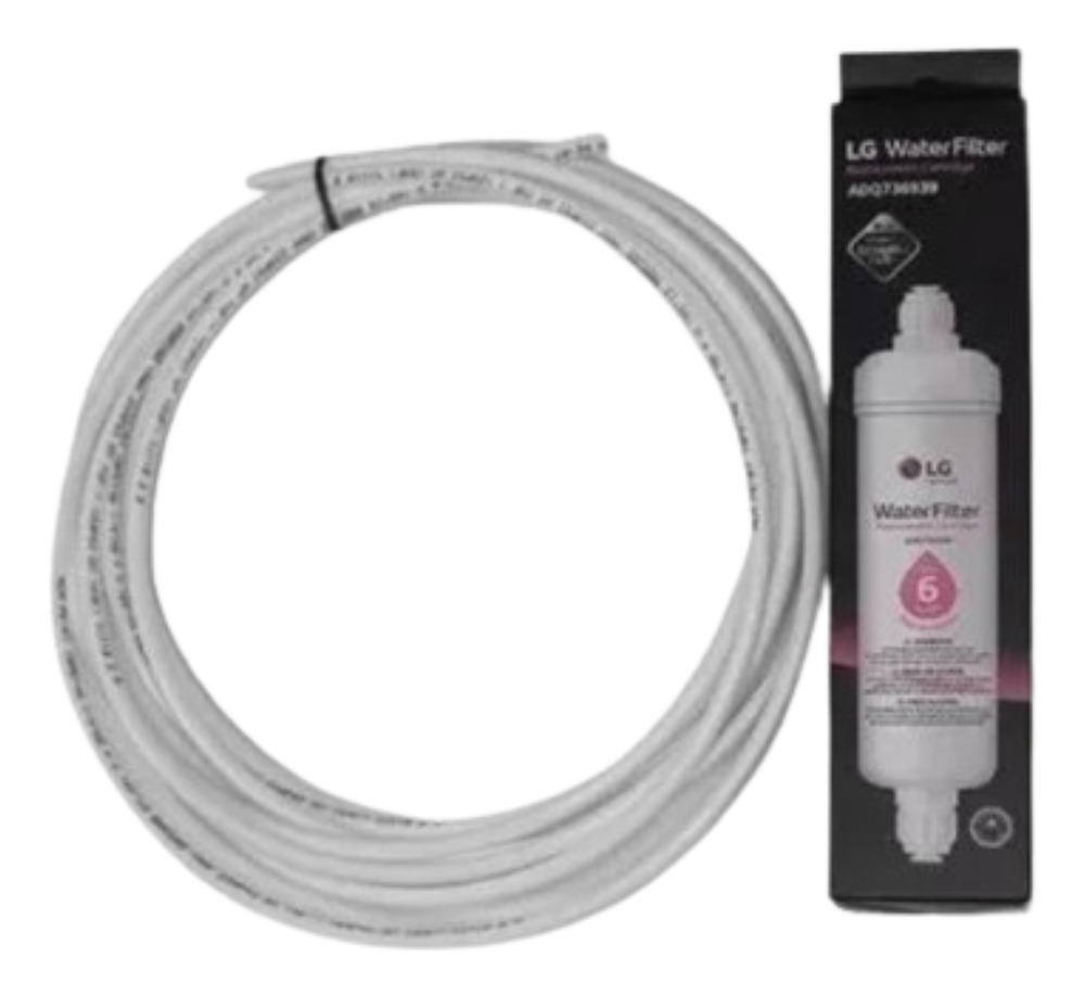 656480-MLC75992394710_052024 Kit Filtro Externo Agua Refrigerador LG Original - Imagen 1