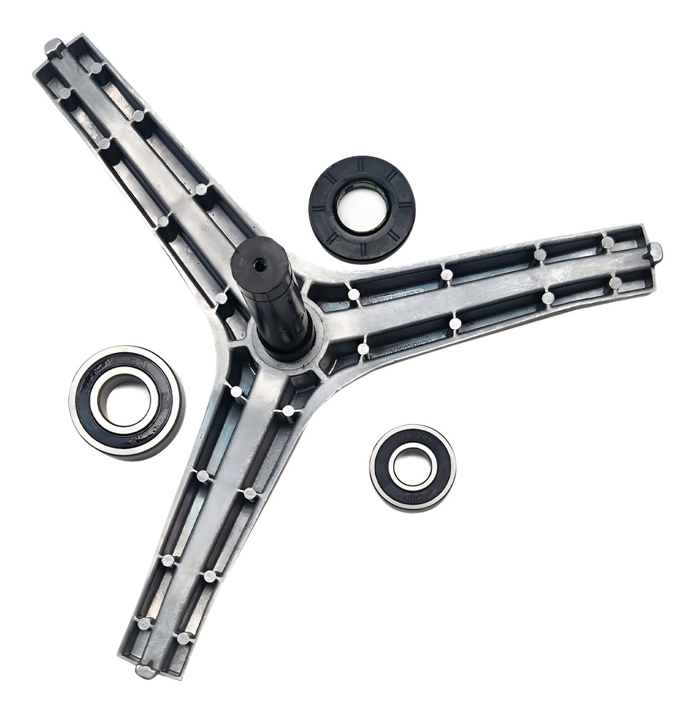 677705-MLC82548176688_032025 Soporte Cruceta + Kit Para Lavadora Samsung Wd90j6410aw - Imagen 1