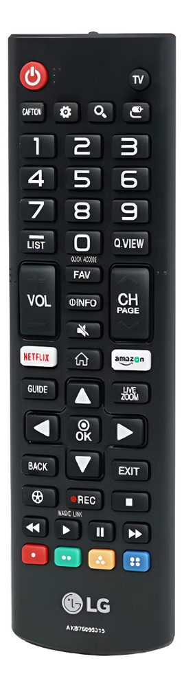 687734-MLC92502667029_092025 Control Remoto Tv LG Smart Tv Negro - Imagen 1