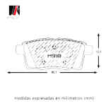 Pastillas De Freno Delanteras Y Traseras Mazda Cx7 2007 2019 - Imagen 5