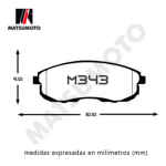 Pastilla De Freno Suzuki Sj-4103-4x4 1982-1998 Cerámica Del - Imagen 4