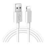 Cable De Carga Usb A Lightning Para iPhone Blanco - Imagen 3