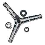 Soporte Cruceta + Kit Para Lavadora Samsung Wd90j6410aw - Imagen 3