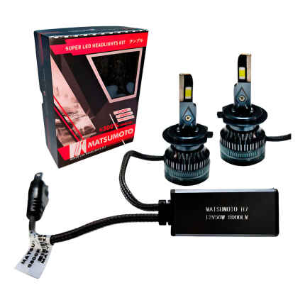 Set Ampolletas Super Led H4-l18 Matsumoto 8000 Lúmenes