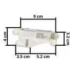 Interuptor Para Lavadora Samsung Wa19f7l6ddb Original - Imagen 3